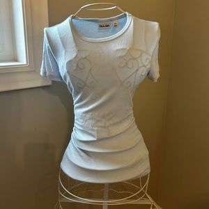 Aritzia Tight Long Short Sleeve Top